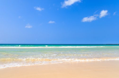 Beautiful view on beach and ocean, Boavista, Cape Verde - Cabo Verde