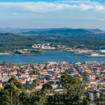 vue aérienne de la ville de Viana do Castelo